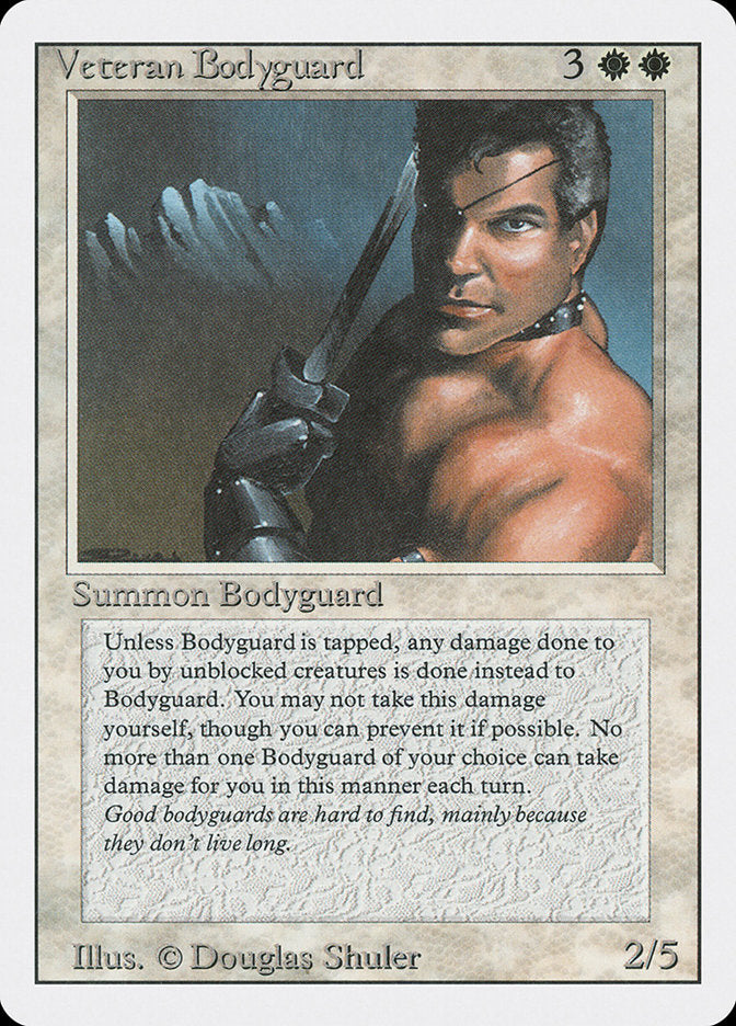 Veteran Bodyguard [Revised Edition] Magic: The Gathering