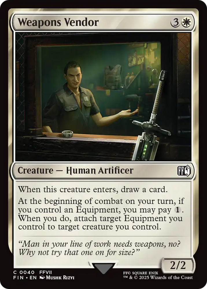 Weapons Vendor [FINAL FANTASY] Magic: The Gathering