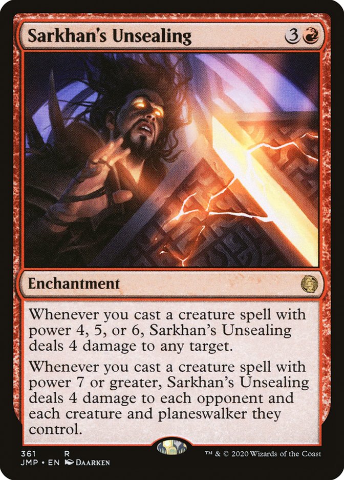 Sarkhan's Unsealing [Jumpstart] Magic: The Gathering