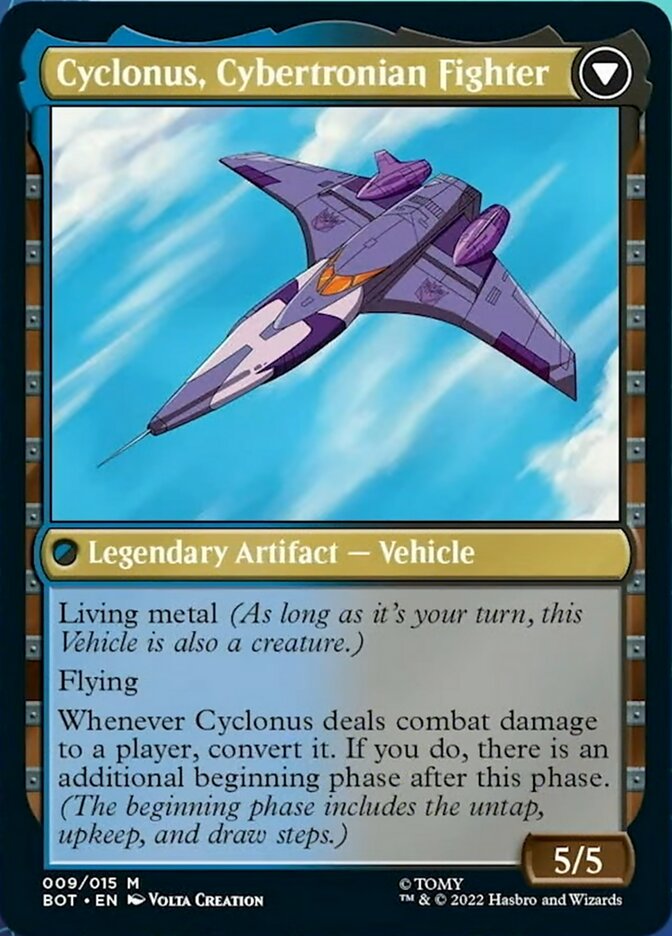 Cyclonus, the Saboteur // Cyclonus, Cybertronian Fighter [Transformers] Magic: The Gathering