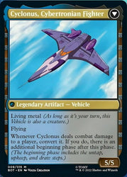 Cyclonus, the Saboteur // Cyclonus, Cybertronian Fighter [Transformers] Magic: The Gathering