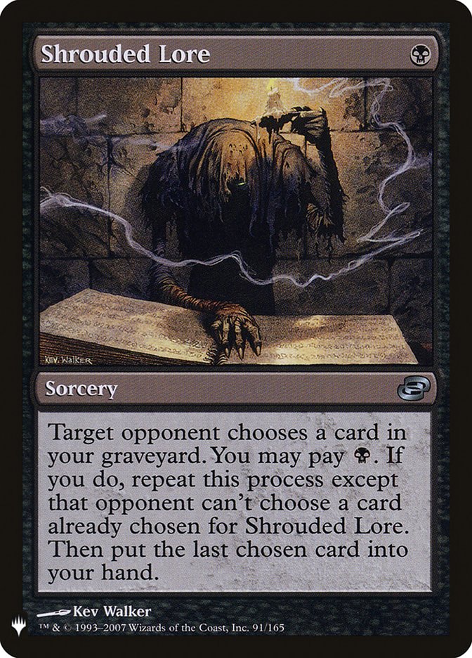 Shrouded Lore [Mystery Booster] Magic: The Gathering