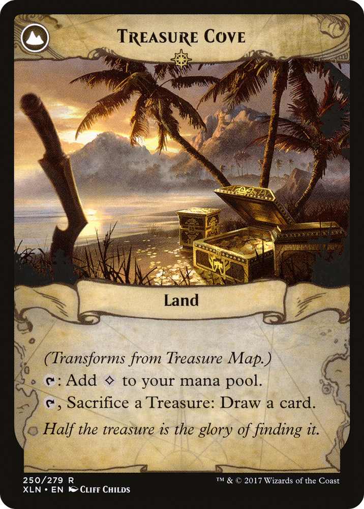 Treasure Map // Treasure Cove [Secret Lair: From Cute to Brute] Magic: The Gathering