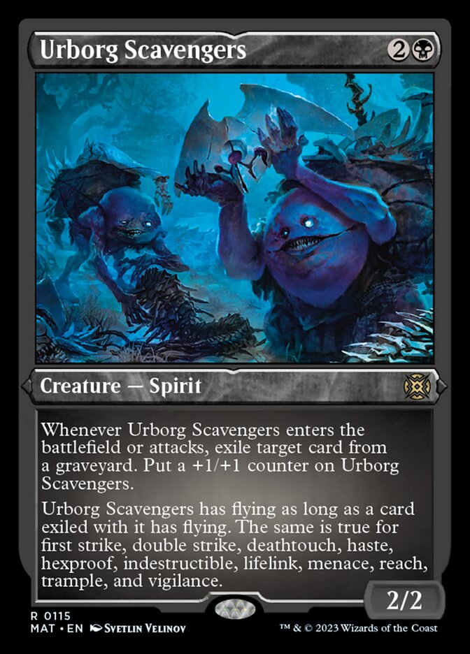Urborg Scavengers (Foil Etched) [March of the Machine: The Aftermath] Magic: The Gathering