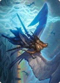 Righteous Valkyrie Art Card [Kaldheim Art Series] Magic: The Gathering