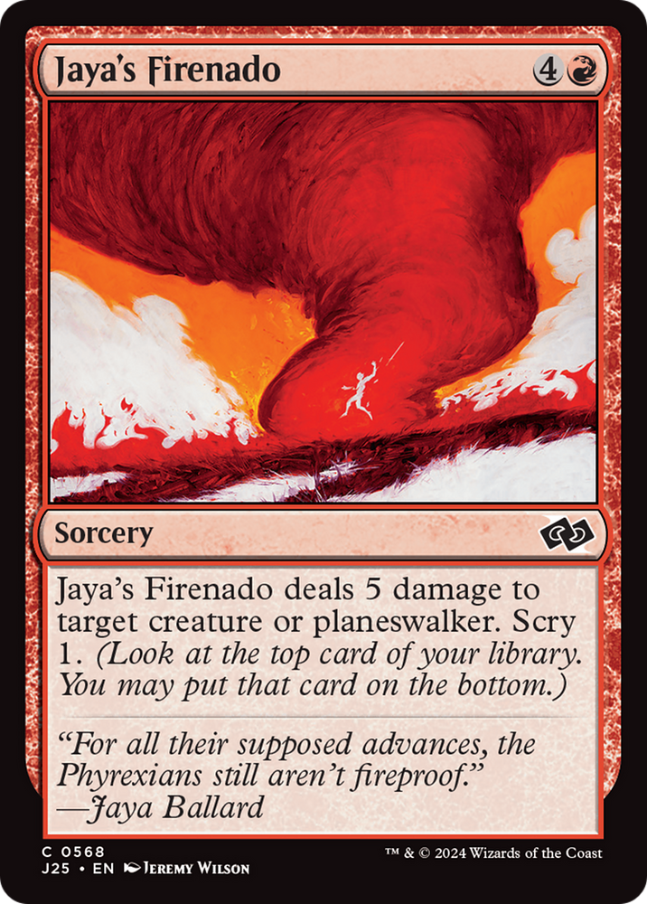 Jaya's Firenado [Foundations Jumpstart] Magic: The Gathering