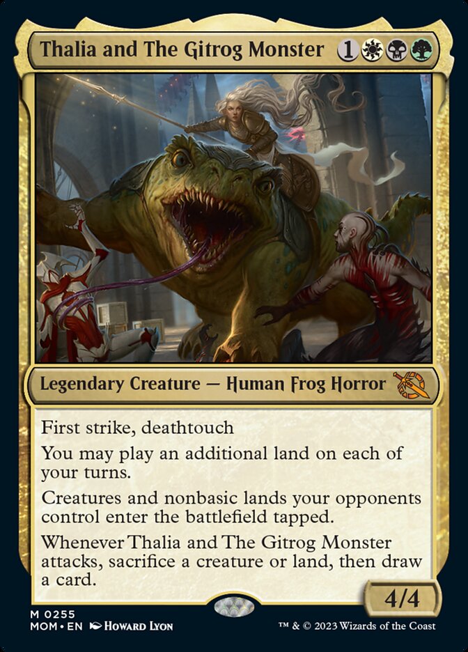 Thalia and The Gitrog Monster [March of the Machine] Magic: The Gathering