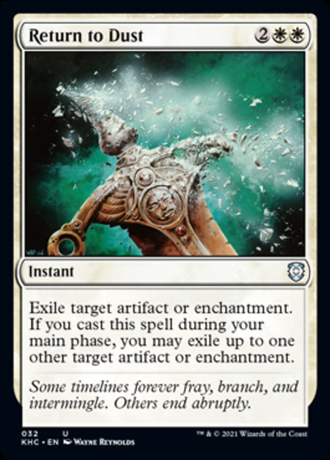 Return to Dust [Kaldheim Commander] Magic: The Gathering
