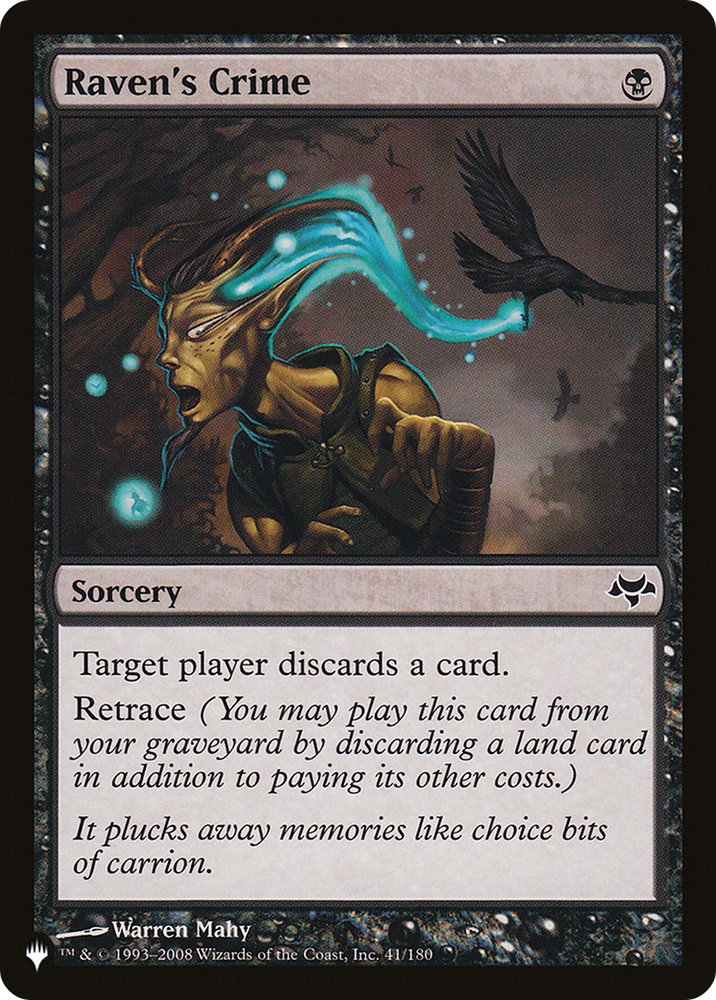 Raven's Crime [The List] Magic: The Gathering