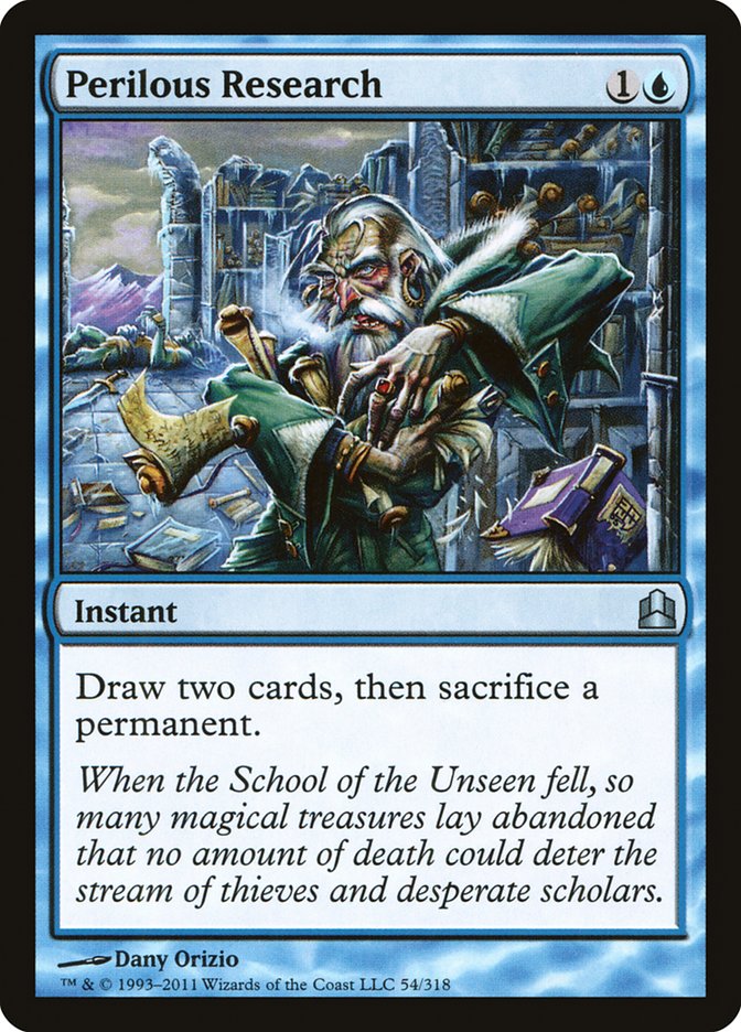 Perilous Research [Commander 2011] Magic: The Gathering