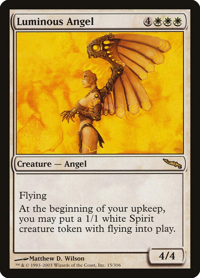 Luminous Angel [Mirrodin] Magic: The Gathering
