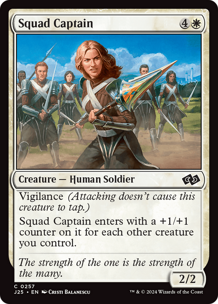 Squad Captain [Foundations Jumpstart] Magic: The Gathering