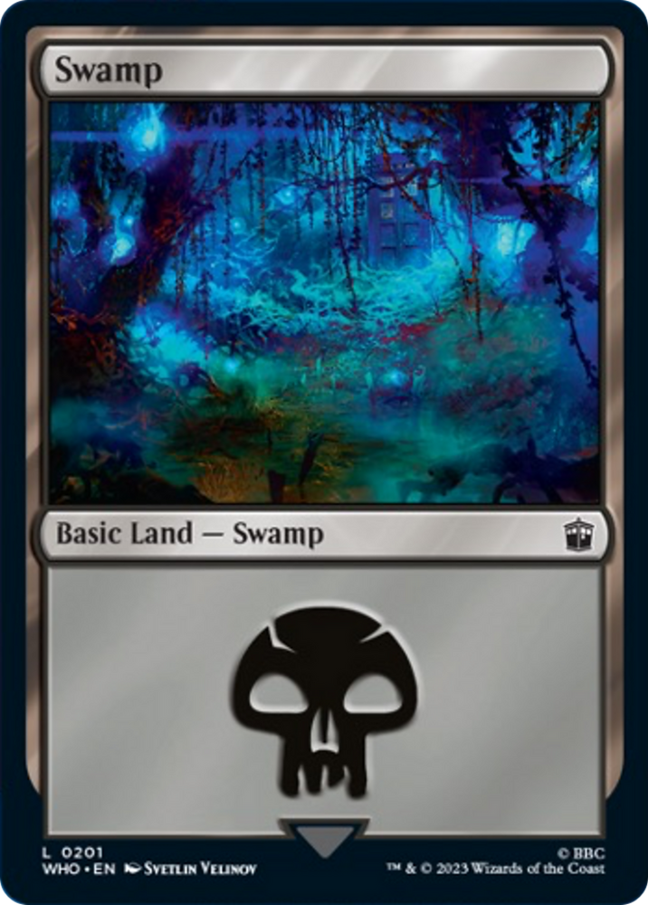 Swamp (201) [Doctor Who] Magic: The Gathering