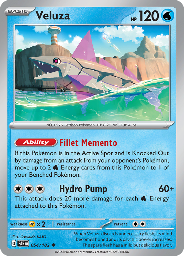 Veluza (054/182) [Scarlet & Violet: Paradox Rift] Pokémon