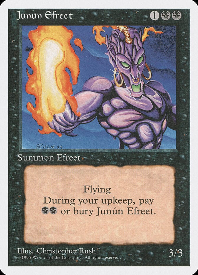Junun Efreet [Fourth Edition] Magic: The Gathering