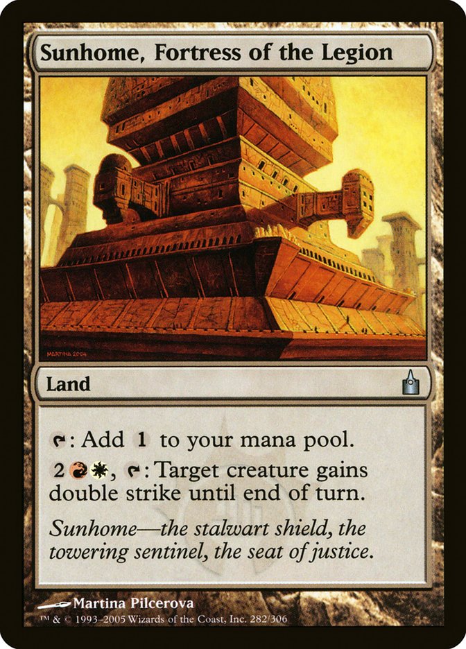 Sunhome, Fortress of the Legion [Ravnica: City of Guilds] Magic: The Gathering