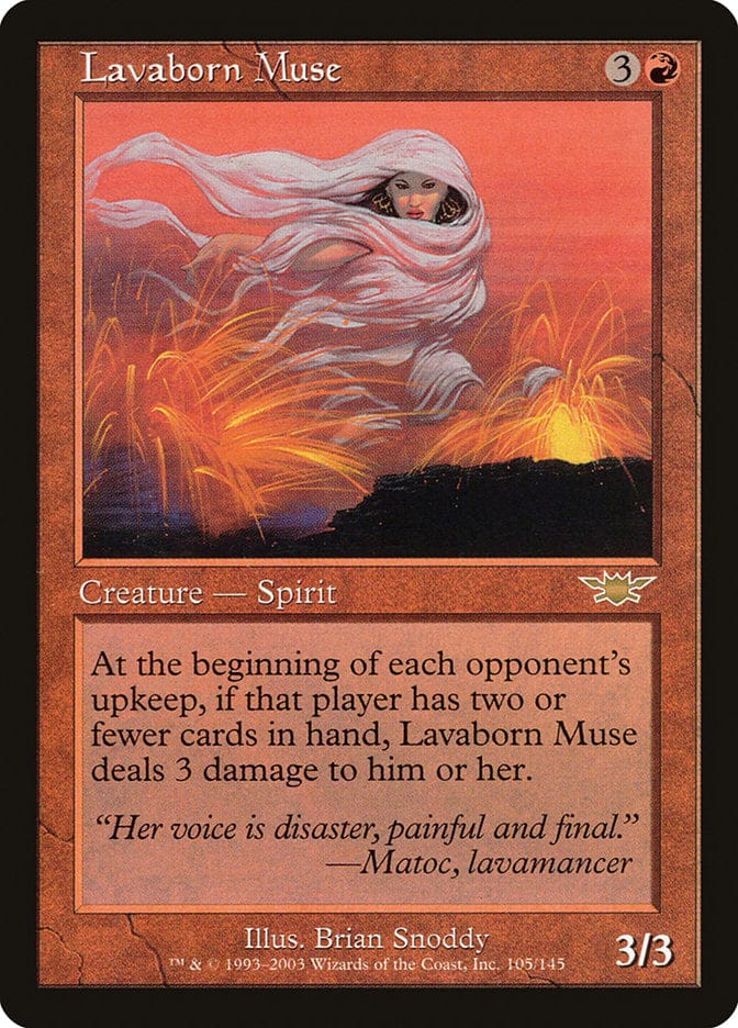 Lavaborn Muse [Legions] Magic: The Gathering