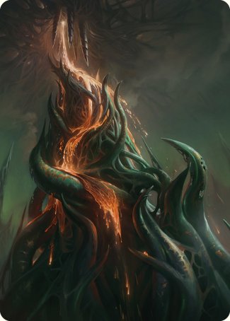 Copperline Gorge Art Card [Phyrexia: All Will Be One Art Series] Magic: The Gathering