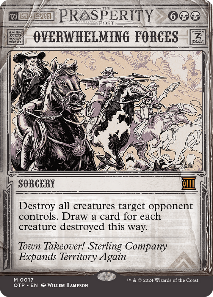 Overwhelming Forces [Outlaws of Thunder Junction: Breaking News] Magic: The Gathering