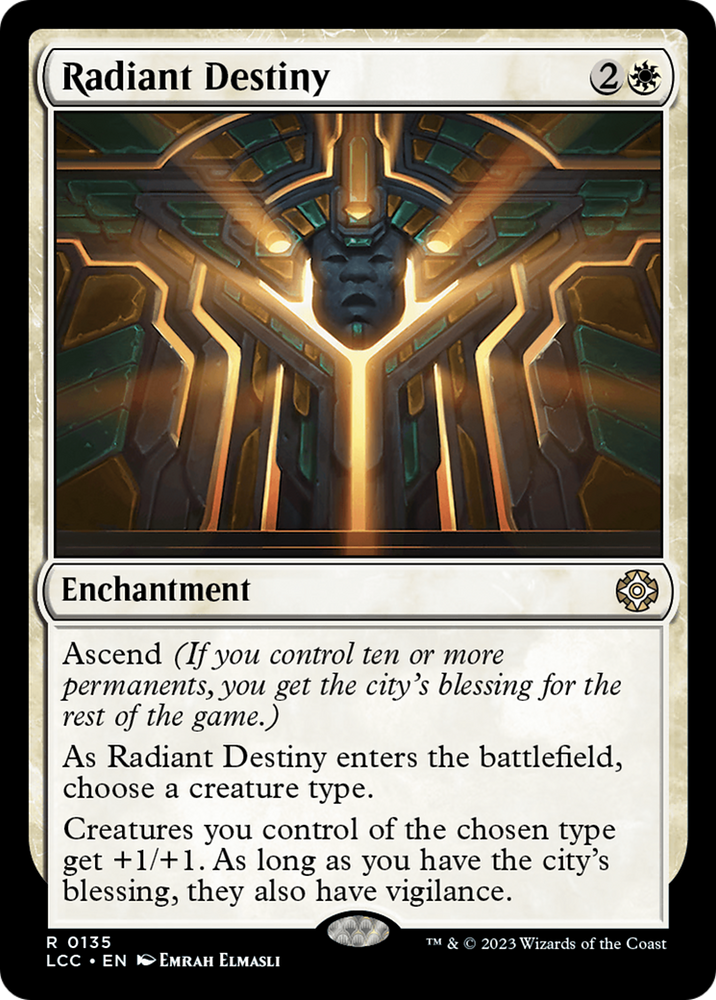 Radiant Destiny [The Lost Caverns of Ixalan Commander] Magic: The Gathering