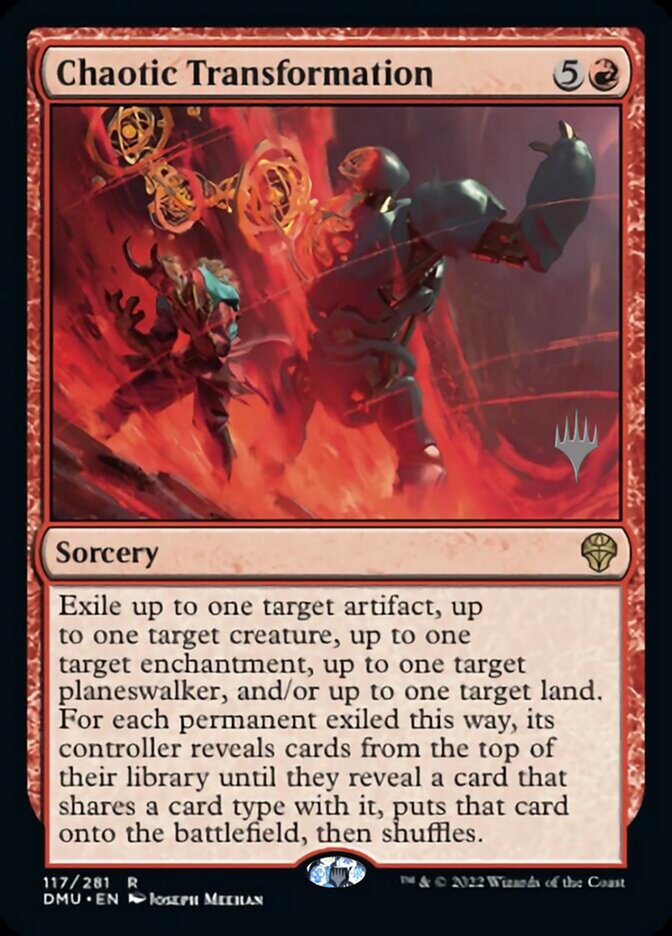 Chaotic Transformation (Promo Pack) [Dominaria United Promos] Magic: The Gathering
