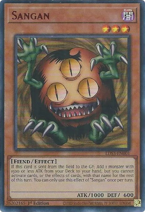 Sangan (Red) [LDS3-EN001] Ultra Rare - Yugioh Cards For Your TCG Needs!
