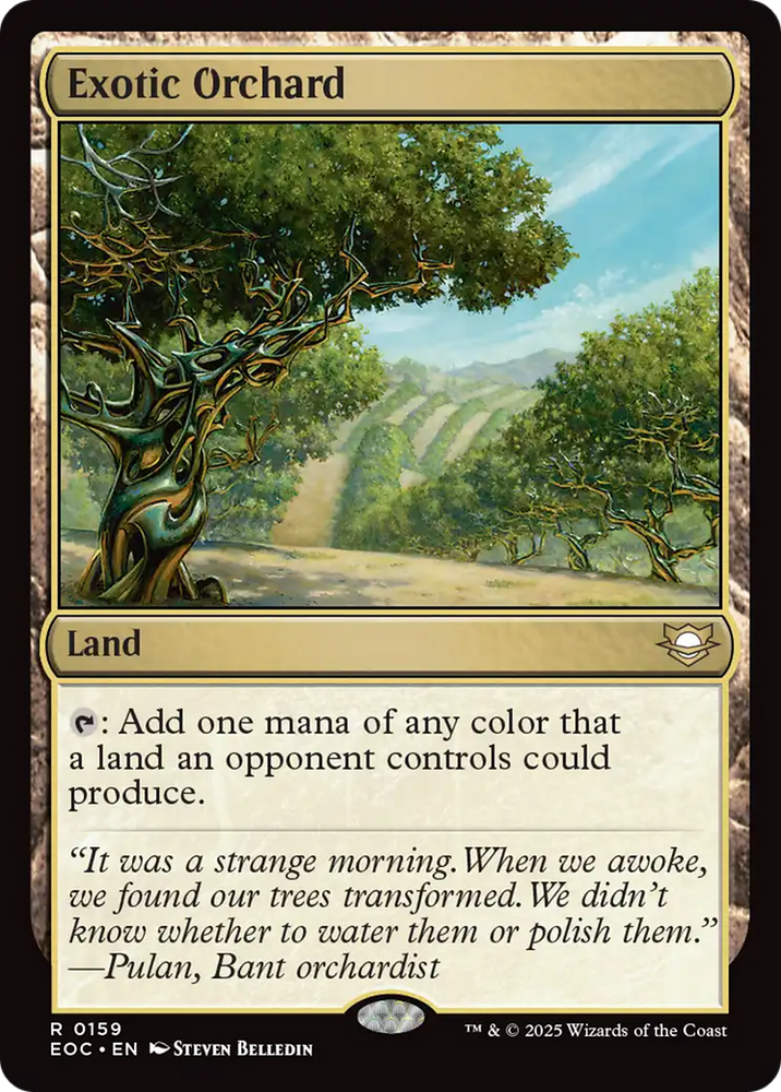 Exotic Orchard [Edge of Eternities Commander] Magic: The Gathering