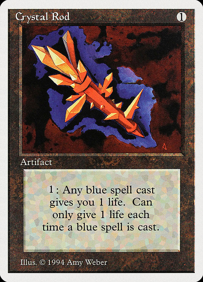 Crystal Rod [Summer Magic / Edgar] Magic: The Gathering