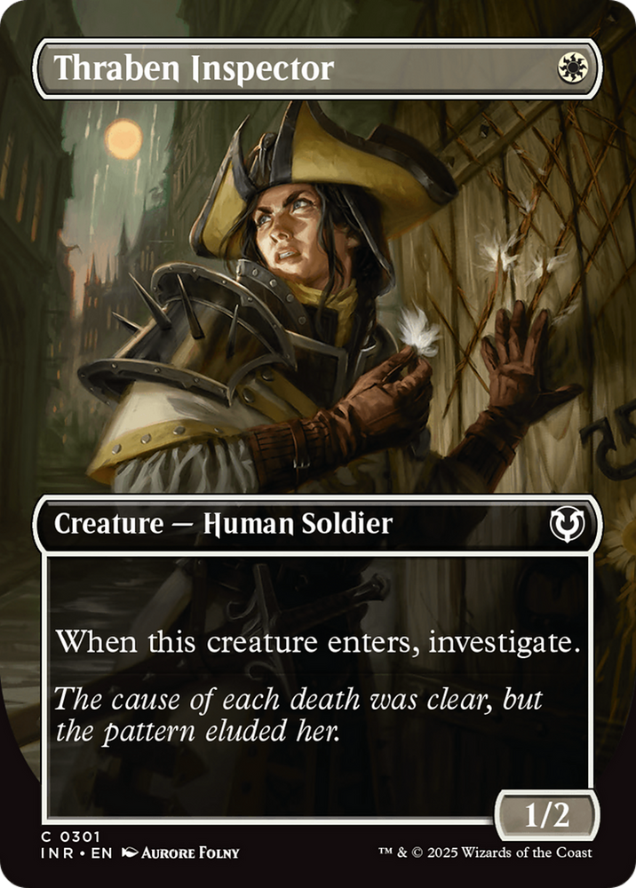 Thraben Inspector (Borderless) [Innistrad Remastered] Magic: The Gathering