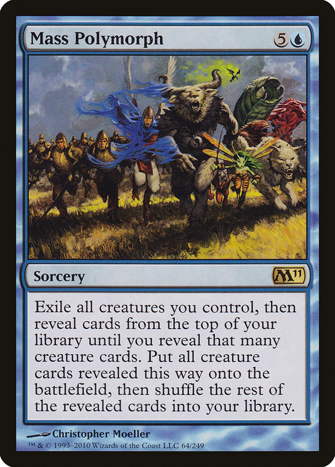 Mass Polymorph [Magic 2011] Magic: The Gathering