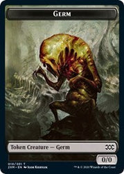 Germ // Thopter (026) Double-Sided Token [Double Masters Tokens] Magic: The Gathering