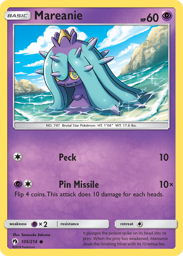 Mareanie (105/214) [Sun & Moon: Lost Thunder] Pokémon