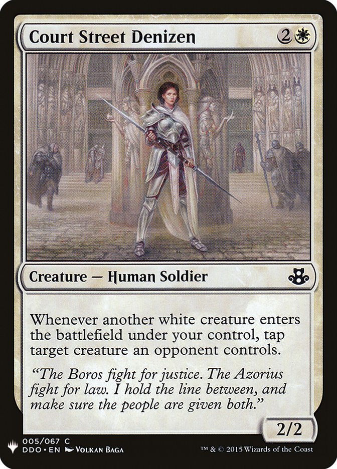 Court Street Denizen [Mystery Booster] Magic: The Gathering