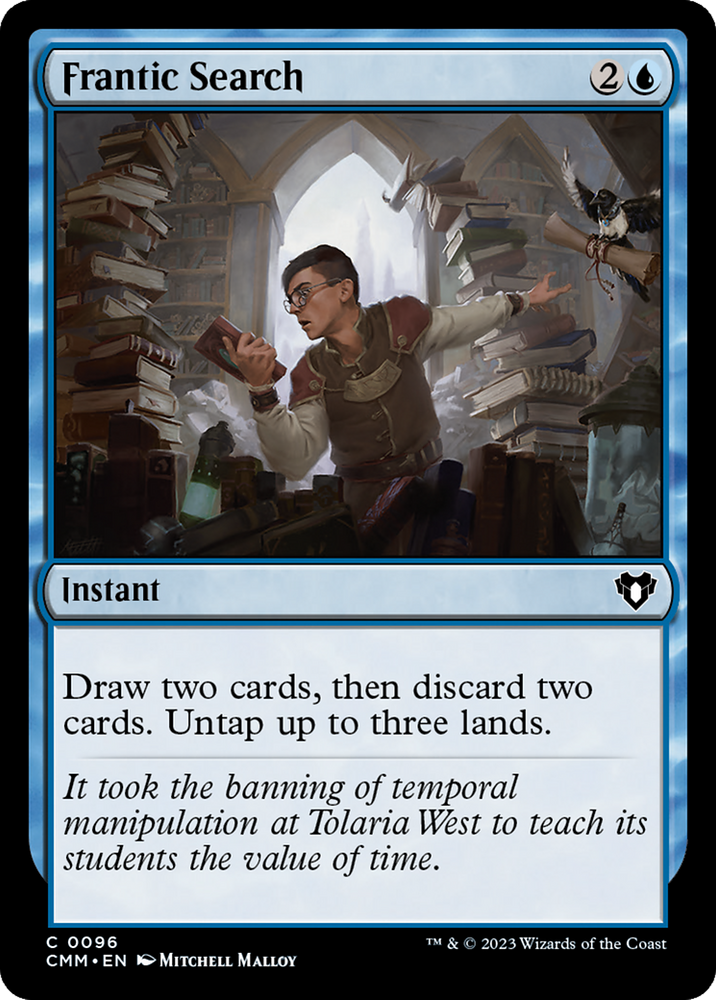 Frantic Search [Commander Masters] Magic: The Gathering