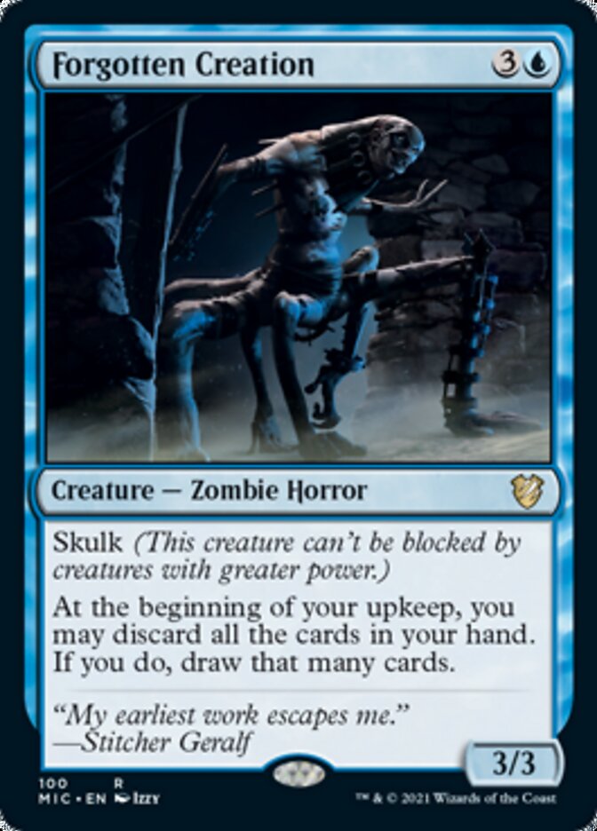 Forgotten Creation [Innistrad: Midnight Hunt Commander] Magic: The Gathering