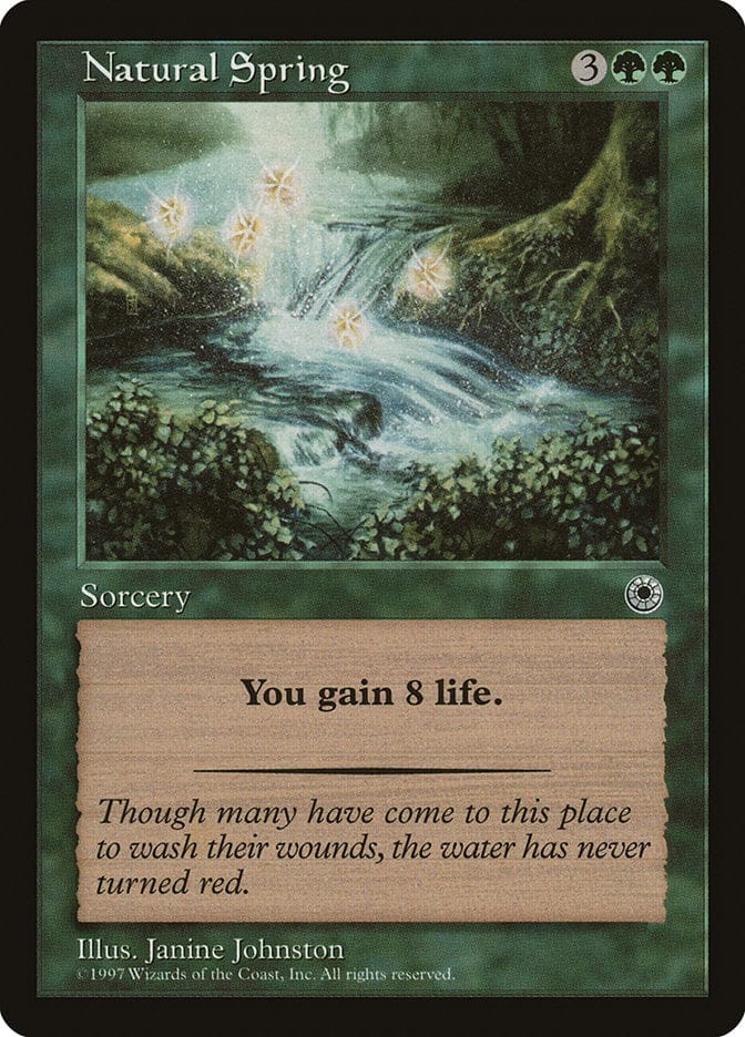Natural Spring [Portal] Magic: The Gathering
