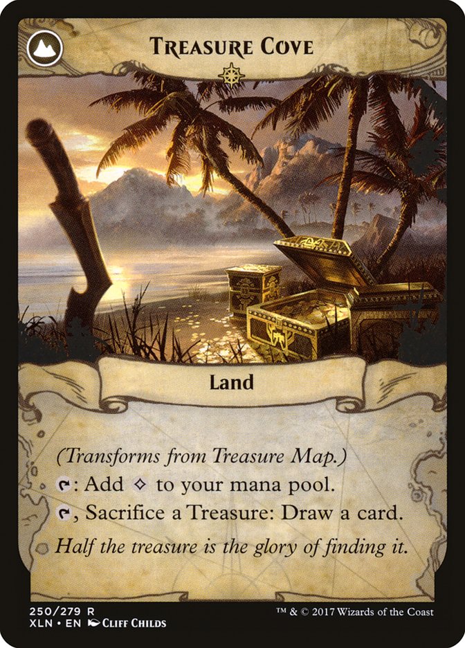 Treasure Map // Treasure Cove [Ixalan] Magic: The Gathering