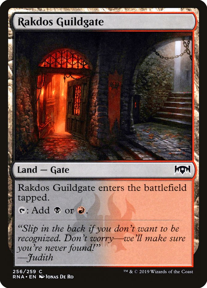Rakdos Guildgate (256/259) [Ravnica Allegiance] Magic: The Gathering