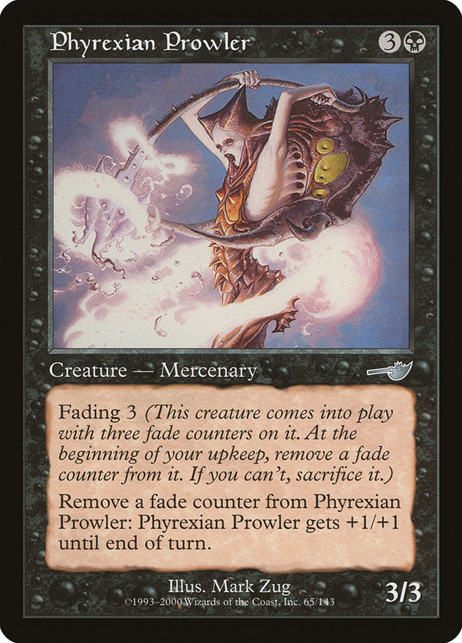 Phyrexian Prowler [Nemesis] Magic: The Gathering
