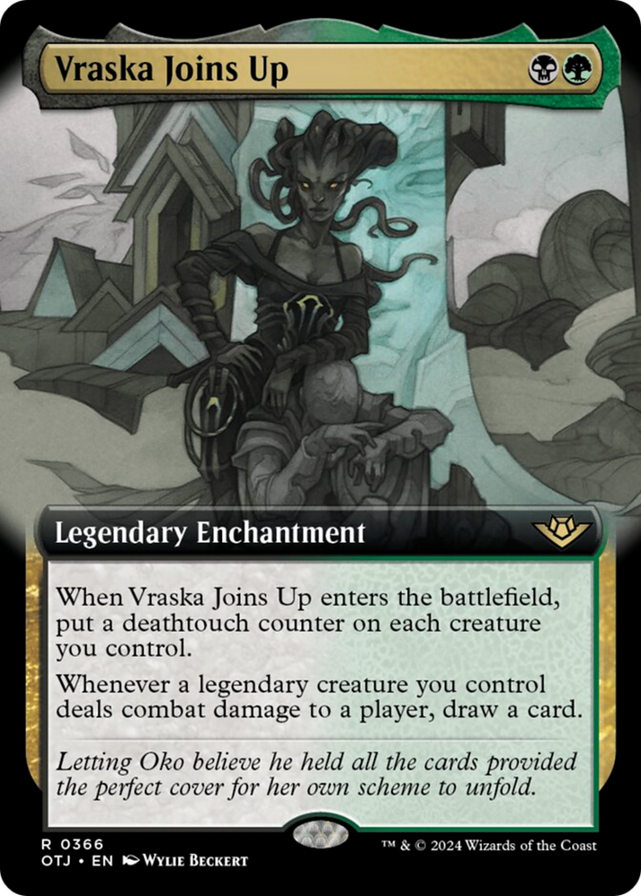 Vraska Joins Up (Extended Art) [Outlaws of Thunder Junction] Magic: The Gathering