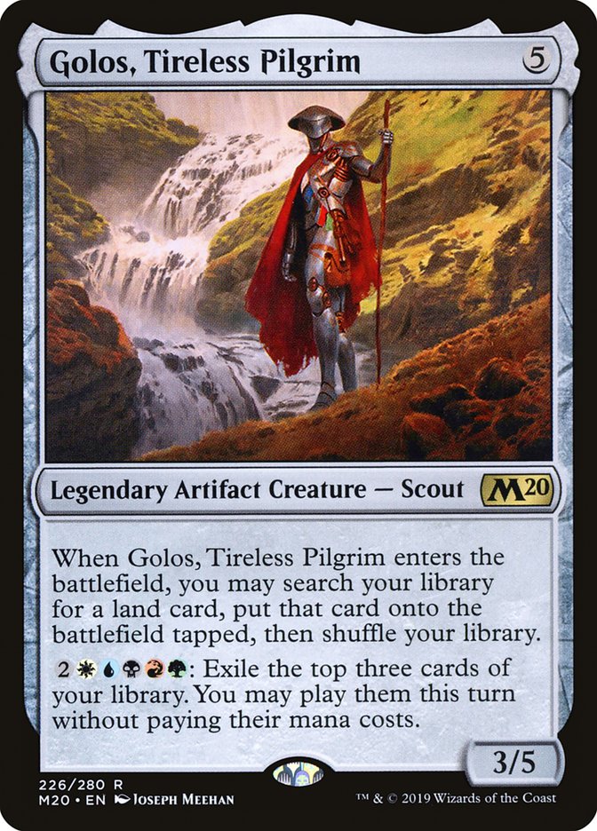 Golos, Tireless Pilgrim [Core Set 2020] Magic: The Gathering