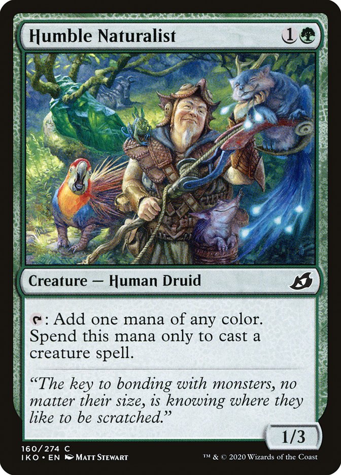 Humble Naturalist [Ikoria: Lair of Behemoths] Magic: The Gathering