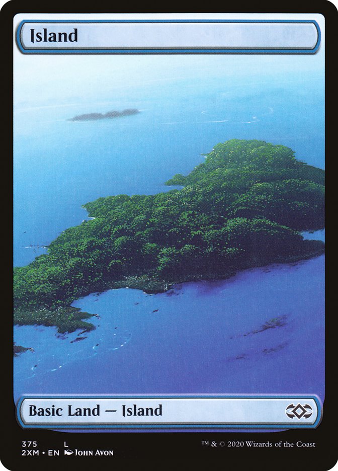 Island (375) [Double Masters] Magic: The Gathering