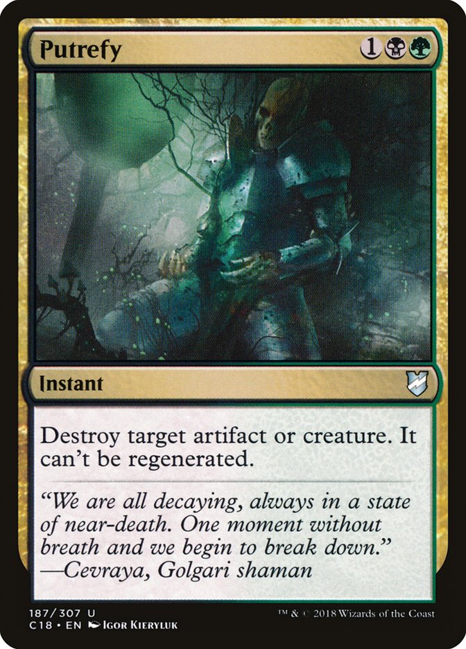 Putrefy [Commander 2018] Magic: The Gathering