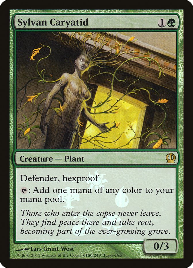 Sylvan Caryatid (Buy-A-Box) [Theros Promos] Magic: The Gathering
