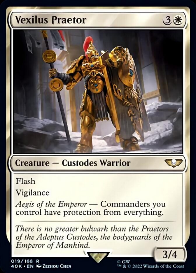 Vexilus Praetor (Surge Foil) [Warhammer 40,000] Magic: The Gathering