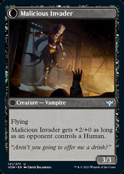 Innocent Traveler // Malicious Invader [Innistrad: Crimson Vow] Magic: The Gathering