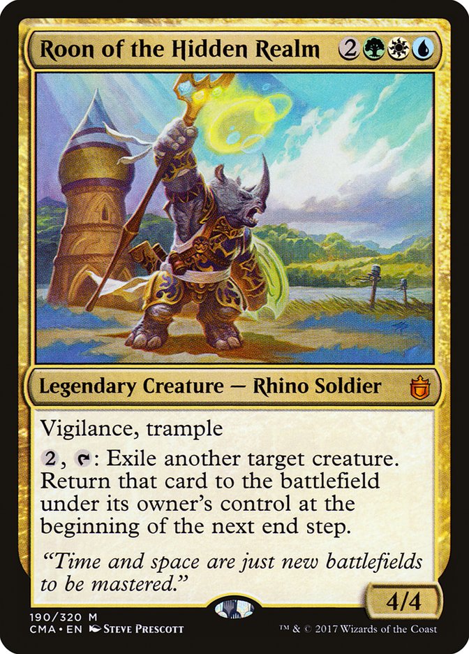 Roon of the Hidden Realm [Commander Anthology] Magic: The Gathering