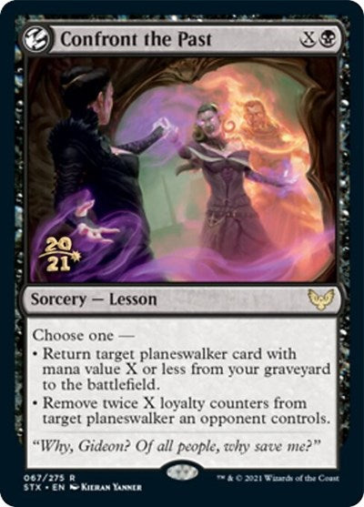 Confront the Past [Strixhaven: School of Mages Prerelease Promos] Magic: The Gathering