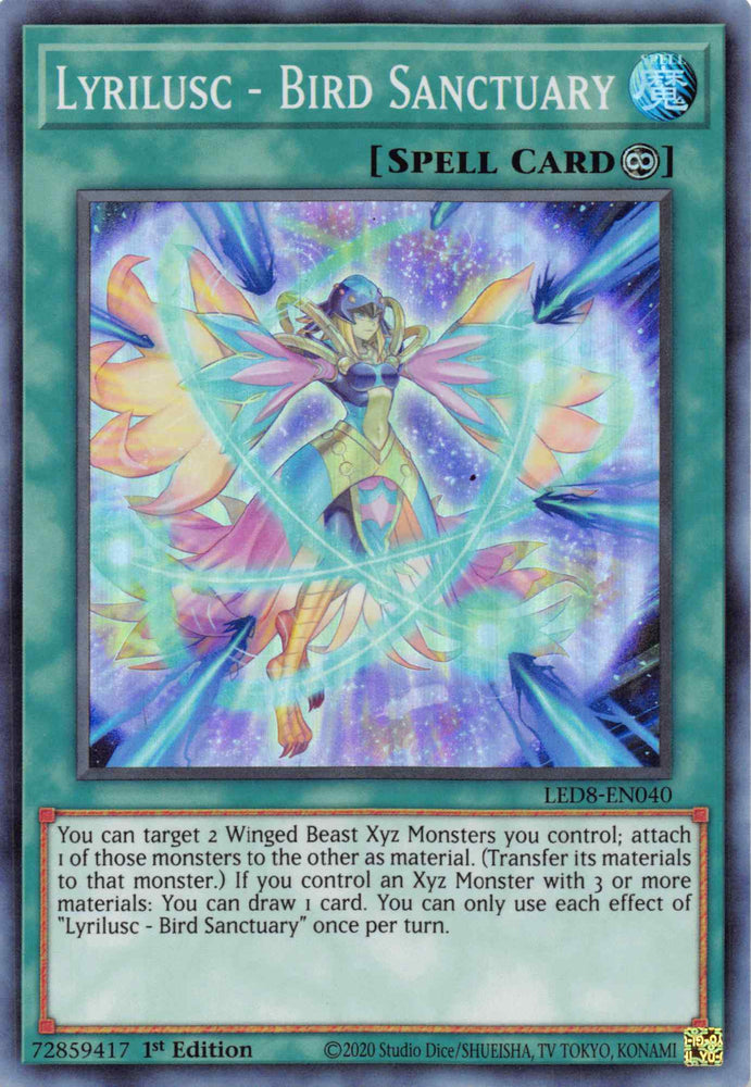 Lyrilusc - Bird Sanctuary [LED8-EN040] Super Rare - Yugioh Cards For Your TCG Needs!